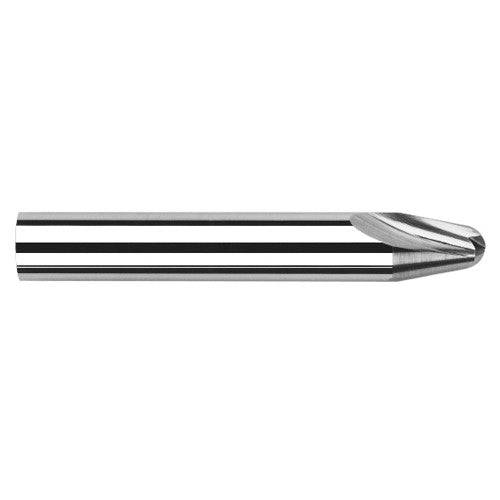 Runner Cutters - 0.0310″ (1/32) Radius × 0.3900″ (25/64) Length of Cut × 5° per side Carbide Runner Cutter, 2 Flutes