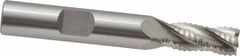 OSG - 5/16" Diam, Coarse Pitch, 3/4" LOC, 4 Flute Cobalt Roughing Square End Mill - Uncoated, 2-1/2" OAL, 3/8" Shank Diam, Single End, 30° Helix - Benchmark Tooling