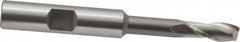 OSG - 1/4", 5/8" LOC, 3/8" Shank Diam, 3-1/16" OAL, 2 Flute, Cobalt Square End Mill - Single End, Uncoated, Spiral Flute, 30° Helix, Centercutting, Right Hand Cut, Right Hand Flute, Series 527 - Benchmark Tooling