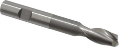 OSG - 1/2", 1" LOC, 1/2" Shank Diam, 4" OAL, 2 Flute, Cobalt Square End Mill - Single End, Uncoated, Spiral Flute, 30° Helix, Centercutting, Right Hand Cut, Right Hand Flute, Series 527 - Benchmark Tooling