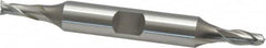 OSG - 3/16", 7/16" LOC, 3/8" Shank Diam, 3-1/8" OAL, 2 Flute, Cobalt Square End Mill - Double End, Uncoated, Spiral Flute, 30° Helix, Centercutting, Right Hand Cut, Right Hand Flute, Series 522 - Benchmark Tooling