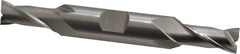 OSG - 10mm, 13/16" LOC, 1/2" Shank Diam, 3-3/4" OAL, 2 Flute, Cobalt Square End Mill - Double End, Uncoated, Spiral Flute, 30° Helix, Centercutting, Right Hand Cut, Right Hand Flute, Series 582 - Benchmark Tooling