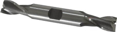 OSG - 12mm, 13/16" LOC, 1/2" Shank Diam, 3-3/4" OAL, 2 Flute, Cobalt Square End Mill - Double End, Uncoated, Spiral Flute, 30° Helix, Centercutting, Right Hand Cut, Right Hand Flute, Series 582 - Benchmark Tooling