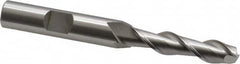 OSG - 5/16", 1-3/8" LOC, 3/8" Shank Diam, 3-1/8" OAL, 2 Flute, Cobalt Square End Mill - Single End, Uncoated, Spiral Flute, 45° Helix, Centercutting, Right Hand Cut, Right Hand Flute, Series 535 - Benchmark Tooling