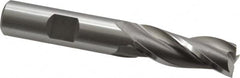 OSG - 1/2", 1-1/4" LOC, 1/2" Shank Diam, 3-1/4" OAL, 3 Flute, Cobalt Square End Mill - Single End, Uncoated, Spiral Flute, 30° Helix, Centercutting, Right Hand Cut, Right Hand Flute, Series 531 - Benchmark Tooling