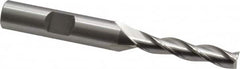 OSG - 1/4", 1-1/4" LOC, 3/8" Shank Diam, 3-1/16" OAL, 3 Flute, Cobalt Square End Mill - Single End, Uncoated, Spiral Flute, 30° Helix, Centercutting, Right Hand Cut, Right Hand Flute, Series 536 - Benchmark Tooling