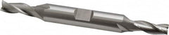 OSG - 1/4", 5/8" LOC, 3/8" Shank Diam, 3-3/8" OAL, 3 Flute, Cobalt Square End Mill - Double End, Uncoated, Spiral Flute, 30° Helix, Centercutting, Right Hand Cut, Right Hand Flute, Series 532 - Benchmark Tooling