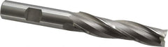 OSG - 1° Taper Angle per Side, 1/2" Small End Diam, 2-1/4" LOC, Cobalt 3 Flute Tapered Square End Mill - 4-1/4" OAL, 1/2" Shank Diam, Spiral Flute, 25° Helix - Benchmark Tooling