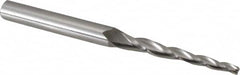 OSG - 2° Taper Angle per Side, 5/64" Small End Diam, 1" LOC, Cobalt 3 Flute Tapered Square End Mill - 2-1/4" OAL, 3/16" Shank Diam, Spiral Flute, 25° Helix - Benchmark Tooling