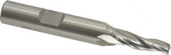 OSG - 3° Taper Angle per Side, 3/16" Small End Diam, 3/4" LOC, Cobalt 3 Flute Tapered Square End Mill - 2-5/8" OAL, 3/8" Shank Diam, Spiral Flute, 25° Helix - Benchmark Tooling