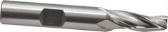 OSG - 3° Taper Angle per Side, 1/4" Small End Diam, 3/4" LOC, Cobalt 3 Flute Tapered Square End Mill - 2-1/2" OAL, 3/8" Shank Diam, Spiral Flute, 25° Helix - Benchmark Tooling