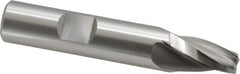 OSG - 10° Taper Angle per Side, 1/4" Small End Diam, 3/4" LOC, Cobalt 3 Flute Tapered Square End Mill - 2-3/4" OAL, 1/2" Shank Diam, Spiral Flute, 25° Helix - Benchmark Tooling