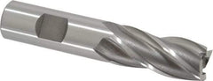 OSG - 3/4", 1-5/8" LOC, 3/4" Shank Diam, 3-7/8" OAL, 4 Flute, Cobalt Square End Mill - Single End, Uncoated, Spiral Flute, 30° Helix, Right Hand Cut, Right Hand Flute, Series 540 - Benchmark Tooling