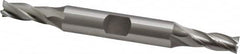 OSG - 1/4", 5/8" LOC, 3/8" Shank Diam, 3-3/8" OAL, 4 Flute, Cobalt Square End Mill - Double End, Uncoated, Spiral Flute, 30° Helix, Right Hand Cut, Right Hand Flute, Series 542 - Benchmark Tooling