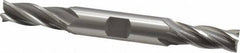 OSG - 13/32", 1" LOC, 1/2" Shank Diam, 4-1/8" OAL, 4 Flute, Cobalt Square End Mill - Double End, Uncoated, Spiral Flute, 30° Helix, Right Hand Cut, Right Hand Flute, Series 542 - Benchmark Tooling