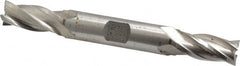 OSG - 29/64", 1" LOC, 1/2" Shank Diam, 4-1/8" OAL, 4 Flute, Cobalt Square End Mill - Double End, Uncoated, Spiral Flute, 30° Helix, Right Hand Cut, Right Hand Flute, Series 542 - Benchmark Tooling
