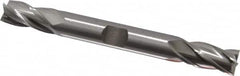 OSG - 3/8", 3/4" LOC, 3/8" Shank Diam, 3-1/2" OAL, 4 Flute, Cobalt Square End Mill - Double End, Uncoated, Spiral Flute, 30° Helix, Centercutting, Right Hand Cut, Right Hand Flute, Series 543 - Benchmark Tooling