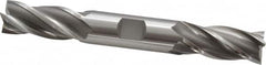 OSG - 3/4", 1-5/8" LOC, 3/4" Shank Diam, 5-5/8" OAL, 4 Flute, Cobalt Square End Mill - Double End, Uncoated, Spiral Flute, 30° Helix, Centercutting, Right Hand Cut, Right Hand Flute, Series 543 - Benchmark Tooling