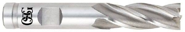 OSG - 2", 2" LOC, 2" Shank Diam, 5-3/4" OAL, 6 Flute, Cobalt Square End Mill - Benchmark Tooling