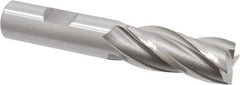 OSG - 11/16", 1-5/8" LOC, 5/8" Shank Diam, 3-3/4" OAL, 4 Flute, Cobalt Square End Mill - Single End, Uncoated, Spiral Flute, 30° Helix, Centercutting, Right Hand Cut, Right Hand Flute, Series 541 - Benchmark Tooling