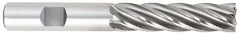 OSG - 7/8", 3-1/2" LOC, 7/8" Shank Diam, 5-3/4" OAL, 4 Flute, Cobalt Square End Mill - Single End, Uncoated, Spiral Flute, 30° Helix, Centercutting, Right Hand Cut, Right Hand Flute, Series 546 - Benchmark Tooling