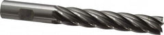 OSG - 3/4", 4" LOC, 3/4" Shank Diam, 6-1/4" OAL, 6 Flute, Cobalt Square End Mill - Single End, Uncoated, Spiral Flute, 30° Helix, Centercutting, Right Hand Cut, Right Hand Flute, Series 558 - Benchmark Tooling