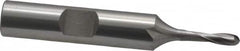 OSG - 1/8" Diam, 3/8" LOC, 2 Flute Cobalt Ball End Mill - Uncoated, Single End, 2-3/8" OAL, 3/8" Shank Diam, Spiral Flute - Benchmark Tooling