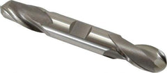 OSG - 5/8" Diam, 1-1/8" LOC, 2 Flute Cobalt Ball End Mill - Uncoated, Double End, 4-1/2" OAL, 5/8" Shank Diam, Spiral Flute - Benchmark Tooling