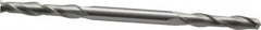 OSG - 3/16", 1" LOC, 3/16" Shank Diam, 3-3/8" OAL, 2 Flute, Cobalt Square End Mill - Double End, Uncoated, Spiral Flute, 30° Helix, Centercutting, Right Hand Cut, Right Hand Flute, Series 564 - Benchmark Tooling