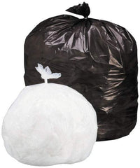 Ability One - 1 mil Thick, Heavy-Duty Trash Bags - Low-Density Polyethylene (LDPE), 36" Wide x 58" High, Orange - Benchmark Tooling