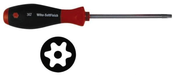 Wiha - TR25 Torx Driver - 4" Blade Length, Ergonomic Handle - Benchmark Tooling