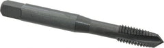 OSG - M8x1.25 Metric Coarse, 3 Flute, Oxide Finish, Powdered Metal Spiral Point Tap - Plug Chamfer, Right Hand Thread, 2-23/32" OAL, 1-1/8" Thread Length, 0.318" Shank Diam, 6H Class of Fit, Series 344 - Exact Industrial Supply
