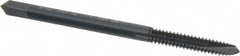 OSG - #6-32 UNC, 3 Flute, Oxide Finish, Powdered Metal Spiral Point Tap - Plug Chamfer, Right Hand Thread, 2" OAL, 11/16" Thread Length, 0.141" Shank Diam, Series 312NI - Exact Industrial Supply