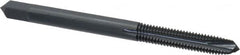 OSG - #10-32 UNF, 3 Flute, Oxide Finish, Powdered Metal Spiral Point Tap - Plug Chamfer, Right Hand Thread, 2-3/8" OAL, 7/8" Thread Length, 0.194" Shank Diam, 2B Class of Fit, Series 312NI - Exact Industrial Supply