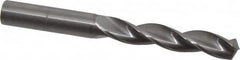 Kennametal - 31/64" 130° Solid Carbide Jobber Drill - Bright Finish, Right Hand Cut, Spiral Flute, Straight Shank, 4.65" OAL, Standard Point - Benchmark Tooling