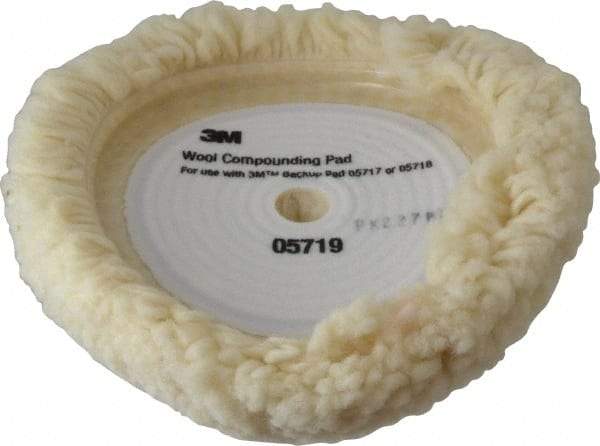 3M - 9" Diam Wool Bonnet Pad - Wool - Benchmark Tooling