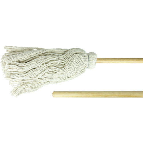 #12 One-Piece Deck Mop, 9 oz., 4-Ply Cotton, Industrial Grade - Benchmark Tooling