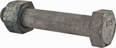 Value Collection - 1-1/4 - 7 Thread, 7" Length Under Head, Steel Hex Head Bolt - Hot Dipped Galvanized Coated, UNC Thread, ASTM A325 - Benchmark Tooling