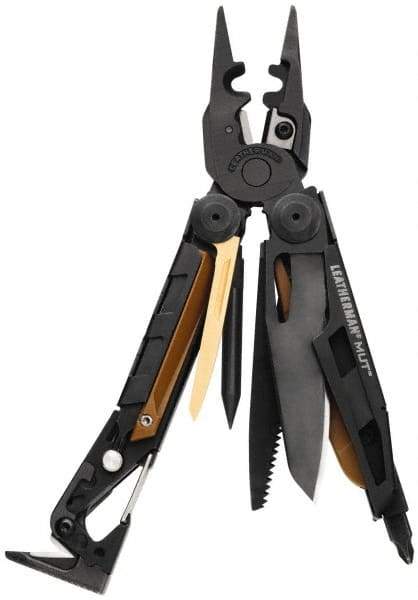 Leatherman - 17 Piece, Multi-Tool Set - 7-1/2" OAL, 5" Closed Length - Benchmark Tooling