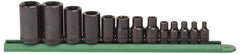 GearWrench - 13 Piece 1/4", 3/8" & 1/2" Drive Socket Set - E4 to E24 Range, Torx Measurement Standard - Benchmark Tooling