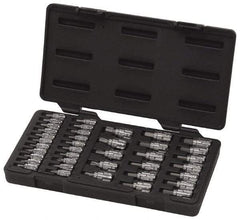 GearWrench - 39 Piece 1/4 & 3/8" Drive Inch/Metric/Torx Hex & Torx Bit Socket Set - 1/16 to 3/8" Hex - Benchmark Tooling