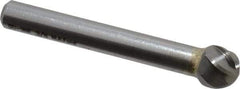 M.A. Ford - 3/8" Cut Diam, 1/4" Shank Diam, Ball Head Single Cut Burr - Carbide, Radius End, 5/16" LOC, 2-5/16" OAL - Benchmark Tooling