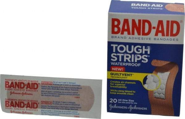 Johnson & Johnson - 3-1/4" Long x 1" Wide, General Purpose Self-Adhesive Bandage - Waterproof - Benchmark Tooling