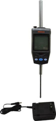 Mitutoyo - 0 to 60.9mm Range, 0.00002, 0.00005, 0.0001, 0.0002 & 0.0005" Graduation, Electronic Drop Indicator - Accurate to 0.0025mm, English & Metric System, LCD Display - Benchmark Tooling