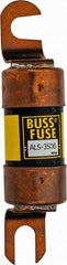 Cooper Bussmann - 350 Amp Time Delay Fast-Acting Forklift & Truck Fuse - 125VAC, 125VDC, 4.71" Long x 1" Wide, Bussman ALS-350, Ferraz Shawmut ALS350 - Benchmark Tooling