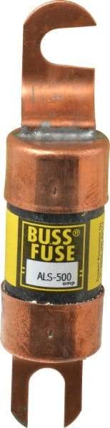 Cooper Bussmann - 500 Amp Time Delay Fast-Acting Forklift & Truck Fuse - 125VAC, 125VDC, 4.71" Long x 1" Wide, Bussman ALS-500, Ferraz Shawmut ALS450 - Benchmark Tooling