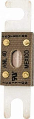 Cooper Bussmann - 40 Amp Non-Time Delay Fast-Acting Forklift & Truck Fuse - 125VAC, 80VDC, 3.18" Long x 0.75" Wide, Littelfuse CNL40, Bussman ANL-40, Ferraz Shawmut CNN40 - Benchmark Tooling