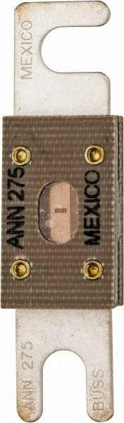 Cooper Bussmann - 275 Amp Non-Time Delay Fast-Acting Forklift & Truck Fuse - 125VAC, 80VDC, 3.18" Long x 0.75" Wide, Littelfuse CNN275, Bussman ANN-275, Ferraz Shawmut CNN275 - Benchmark Tooling