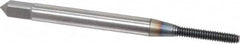 OSG - #2-56 UNC H3 Thread Limit Modified Bottoming Thread Forming Tap - Powdered Metal High Speed Steel, TiCN Finish, 1-3/4" OAL, 7/16" Thread Length, Right Hand Thread, Series EXOTAP NRT - Benchmark Tooling