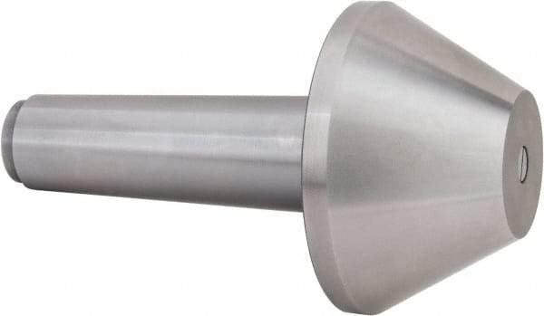 Riten - MT6 Taper Shank, 6-1/2" Head Diam Live Center - 4-5/16" Head Length, 3" Point Diam, 4-15/16" Point Len, 4,800 Lb Max Workpc, Bull Nose Point - Benchmark Tooling